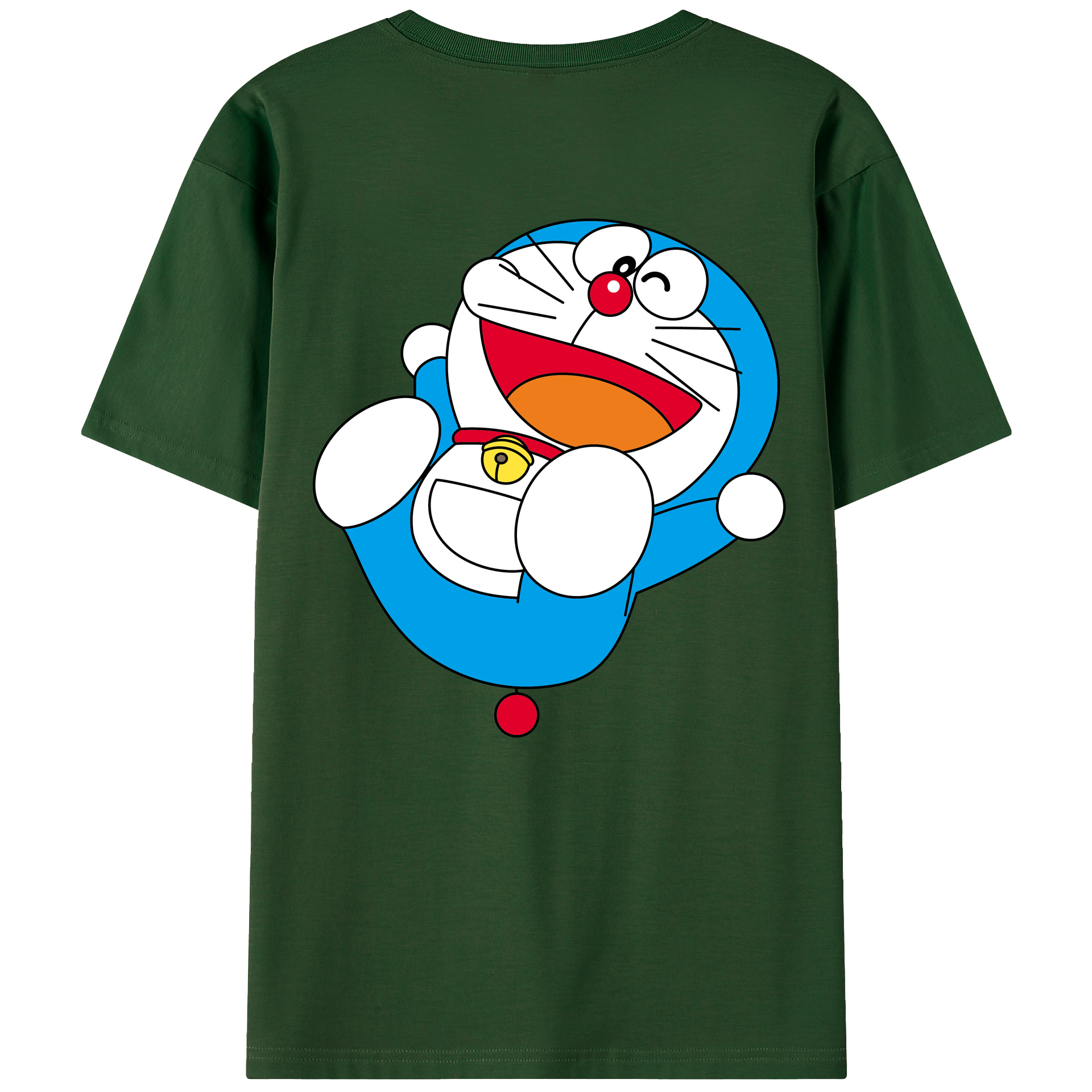 （画像用） ドラえもん Doraemon 綿100％半袖Tシャツ（背面プリント）